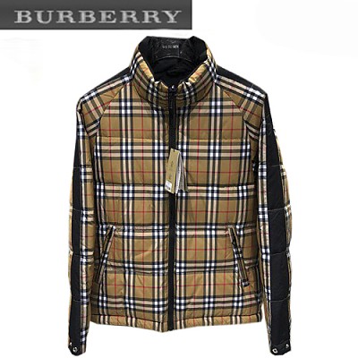 BURBERRY-102313 버버리 체크 무늬 양면 패딩 남성용