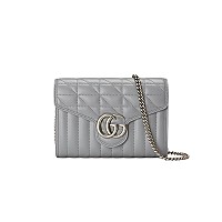 [스페셜오더]GUCCI-474575 9022 구찌 GG 마몽 화이트 마틀라세 미니백