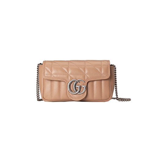 [스페셜오더]GUCCI-476433 2754 구찌 GG 마몽 베이지 수퍼 미니백