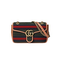 [스페셜오더]GUCCI-443497 9022 구찌 GG 마몽 화이트 스몰 숄더백