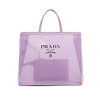 [스페셜오더]PRADA-1BG416 프라다 블랙 시퀸 메쉬 토트 백