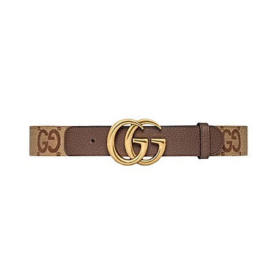 GUCCI-400593 2572 구찌 GG 마몽 점보 와이드 벨트 40MM