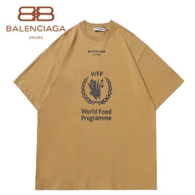 BALENCIA**-042011 발렌시아가 브라운 WFP 티셔츠 남여공용