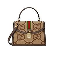 [스페셜오더]GUCCI-651055 9794 구찌 오피디아 화이트/베이지 GG 수프림 스몰 탑 핸들백