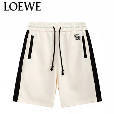 LOEWE-042011 로에베 블랙 로고 아플리케 장식 스웨트쇼츠 남여공용