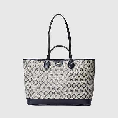 [스페셜오더]Gucci-739730 구찌 베이지/블루 GG 오피디아 미디엄 토트백 38cm