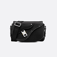 [스페셜오더]DIOR-디올 베이지/블랙 Dior Oblique Saddle 스트랩백 24cm