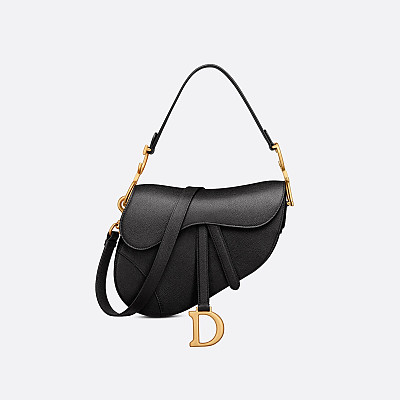 [스페셜오더]DIOR-디올 블랙 Saddle 스트랩백 25cm