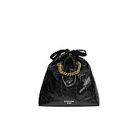 BALENCIAGA-742941 발렌시아가 블루 데님 CRUSH 미디엄 토트백 39cm