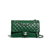 CHANEL-A01112 샤넬 24P 블루 데님 클래식 11.12  핸드백 25cm