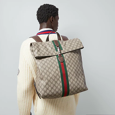 GUCCI-‎771344 구찌 베이지/에보니 재키 1961 GG 백팩 33cm