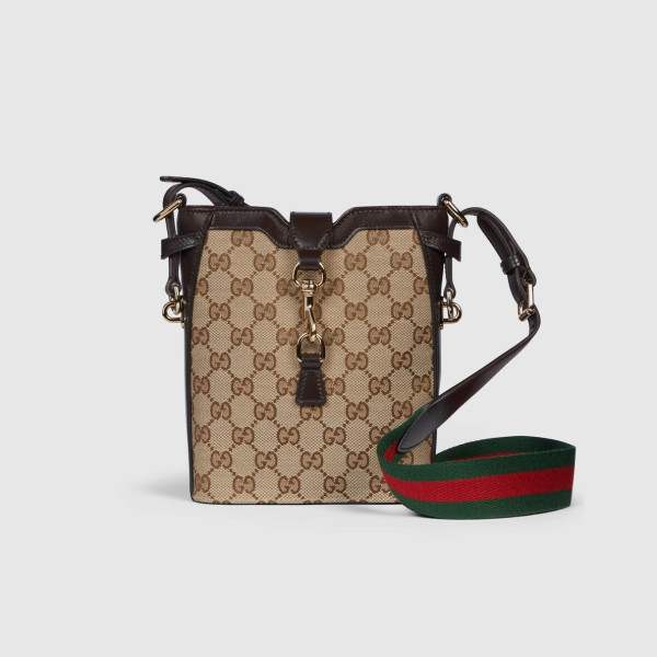 GUCCI-782919 구찌 베이지/에보니 GG 미니 버킷백 16cm