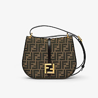 FENDI-8BS082 펜디 블랙 커몬 스몰 사첼 백 21cm