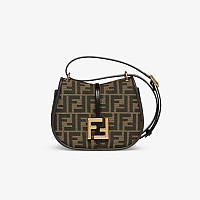 FENDI-8BS082 펜디 블랙 커몬 스몰 사첼 백 21cm