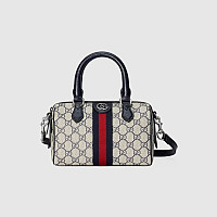 GUCCI-‎772065 구찌 베이지/에보니 오피디아 GG 미디엄 탑 핸들백 31cm