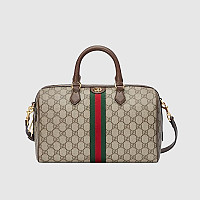 GUCCI-772053 구찌 베이지/화이트 오피디아 GG 미니 탑 핸들백 21.5cm