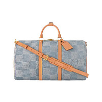 LOUIS VUITTON-M11596 루이비통 블랙 브러시드 모노그램 키폴 반둘리에 50