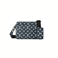 LOUIS VUITTON-M12490 루이비통 올리브 그린 모노그램 섀도우 트리오 메신저