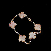 VAN CLEEF ARPELS-VCARP2 반클리프 로즈 골드/블랙 빈티지 알함브라 브레이슬릿