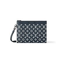 LOUIS VUITTON-M82321 루이비통 네이비 리버 블루 모노그램 섀도우 포쉐트 투고 30cm