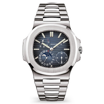 [PPF]Patek Philippe-노틸러스 애뉴얼칼린더 or 문페이스 블루 40.5mm SS 1:1 Best Edition - 5726/1A-014