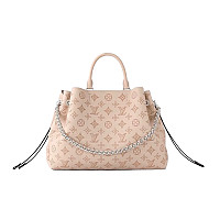 LV-M11733 루이비통 화이트/블루 마히나 벨라 토트 백 32cm