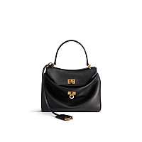 BALENCIAGA-789772 발렌시아가 블랙 로데오 미디엄 핸드백 34cm