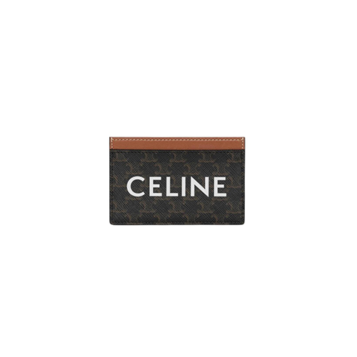 CELINE-10B702 셀린느 탠 CELINE 프린트 카드 지갑