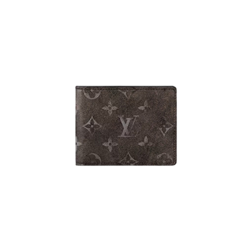 LOUIS VUITTON-M11708 루이비통 블랙 브러시드 모노그램 슬렌더 월릿