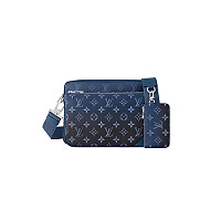 LOUIS VUITTON-M12490 루이비통 올리브 그린 모노그램 섀도우 트리오 메신저