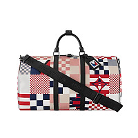 LOUIS VUITTON-M11596 루이비통 블랙 브러시드 모노그램 키폴 반둘리에 50