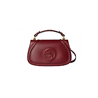 GUCCI-815714 2718 구찌 브라운 가죽 구찌 블론디 스몰 탑 핸들백