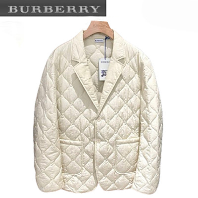 BURBERRY-10191 버버리 카키 나일론 퀄팅 재킷 남성용