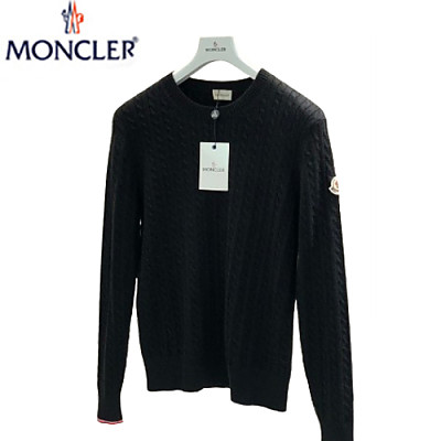 MONCLER-10217 몽클레어 화이트 니트 코튼 스웨터 남성용