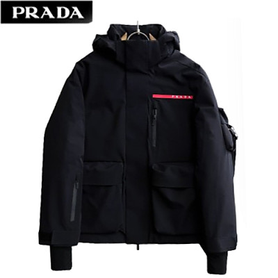 PRADA-11147 프라다 블랙 나일론 파카 남성용