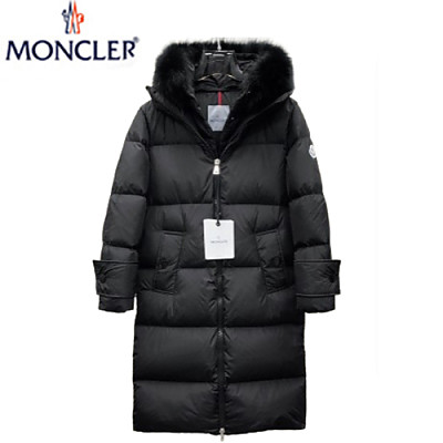 MONCLER-11208 몽클레어 아이보리 나일론 롱 패딩 여성용