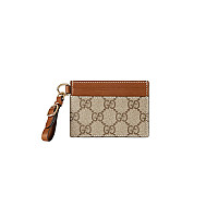 GUCCI-819121 8459 구찌 핑크 GG 엠블럼 스트랩 카드 케이스