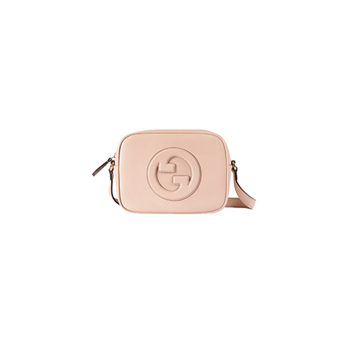 GUCCI-820429 6705 구찌 라이트 핑크 가죽 구찌 블론디 미니 숄더백