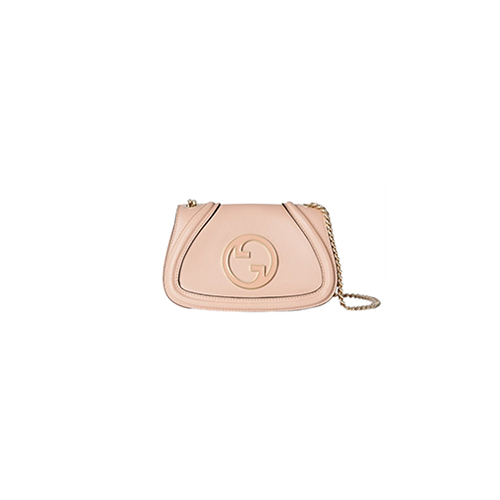 GUCCI-815711 6705 구찌 라이트 핑크 가죽 구찌 블론디 미니 숄더백