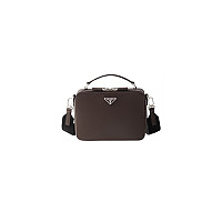 [스페셜오더]PRADA-2VH069 프라다 블랙 사피아노 Brique 브리크 크로스 바디백