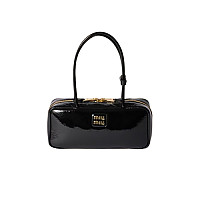 MIUMIU-5BB173 미우미우 블랙 송아지 가죽 보 백