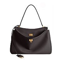 BALENCIAGA-789772 발렌시아가 그레이 은장 로데오 미디엄 핸드백