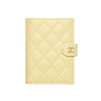 CHANEL-042411 샤넬 그레이 캐비어 가죽 여권 지갑