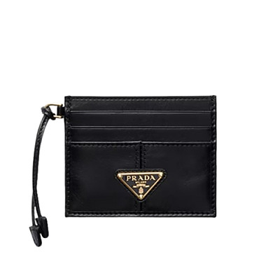 [스페셜오더]PRADA-1MC025 프라다 에나멜 메탈 아플리케 카드 홀더
