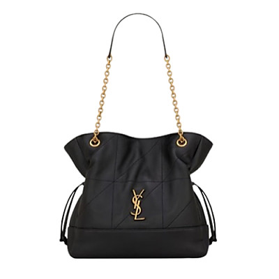 SAINT LAURENT-833948 생 로랑 화이트 램스킨 JAMIE 스몰 쇼퍼