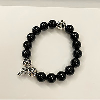 CHROMEHEARTS-06044 크롬하츠 라이트 블루 구슬 팔찌