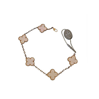 VAN CLEEF ARPELS-VCARF4 반클리프 실버/블랙 빈티지 알함브라 브레이슬릿