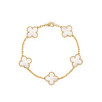 VAN CLEEF ARPELS-VCARP2 반클리프 로즈 골드/블랙 빈티지 알함브라 브레이슬릿