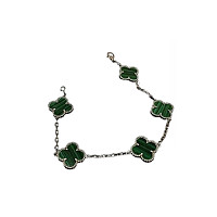 VAN CLEEF ARPELS-VCARP2 반클리프 로즈 골드/블랙 빈티지 알함브라 브레이슬릿