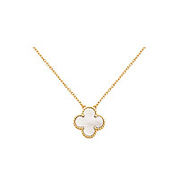 VAN CLEEF ARPELS-VCARD3 반클리프 옐로우 골드/레드 빈티지 알함브라 펜던트